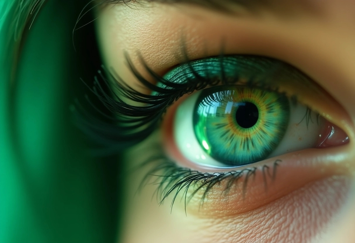 yeux verts  mariage  émeraude