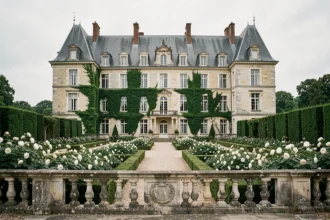Château élégant du Nord de la France avec jardins à la française, parfait pour un mariage en 2026