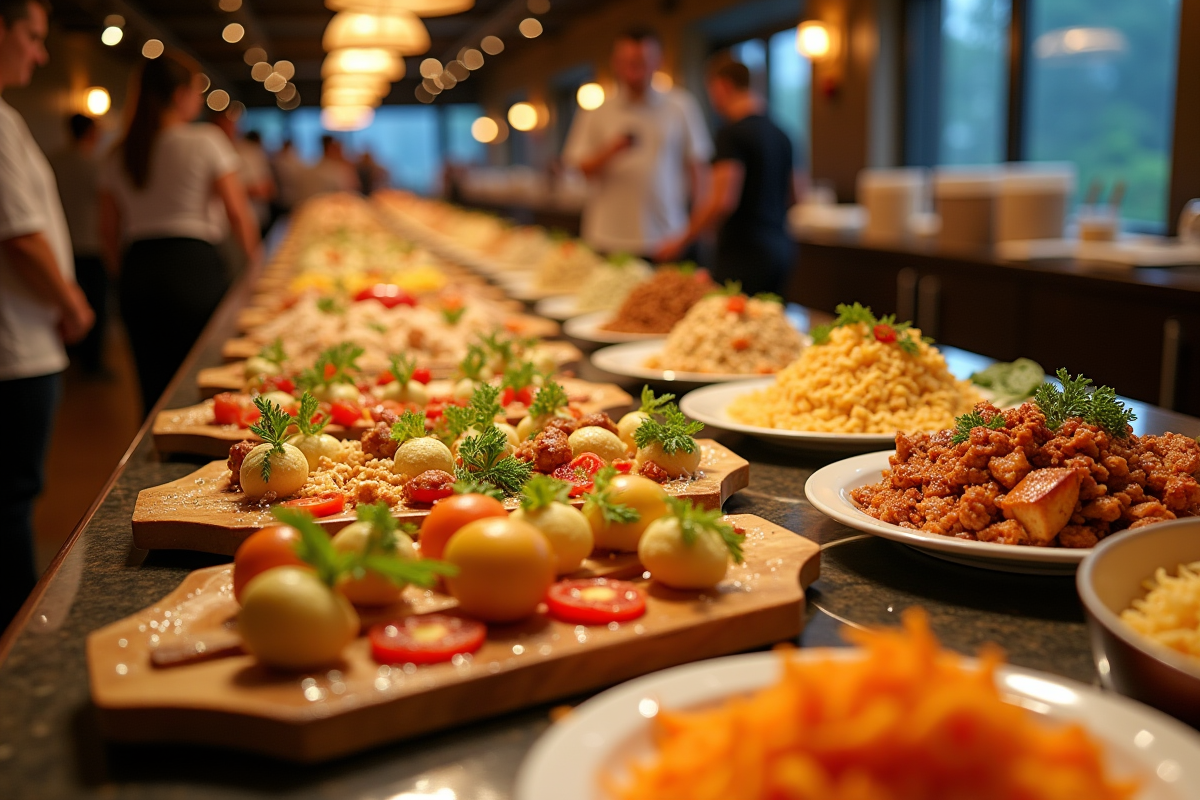 buffet nourriture